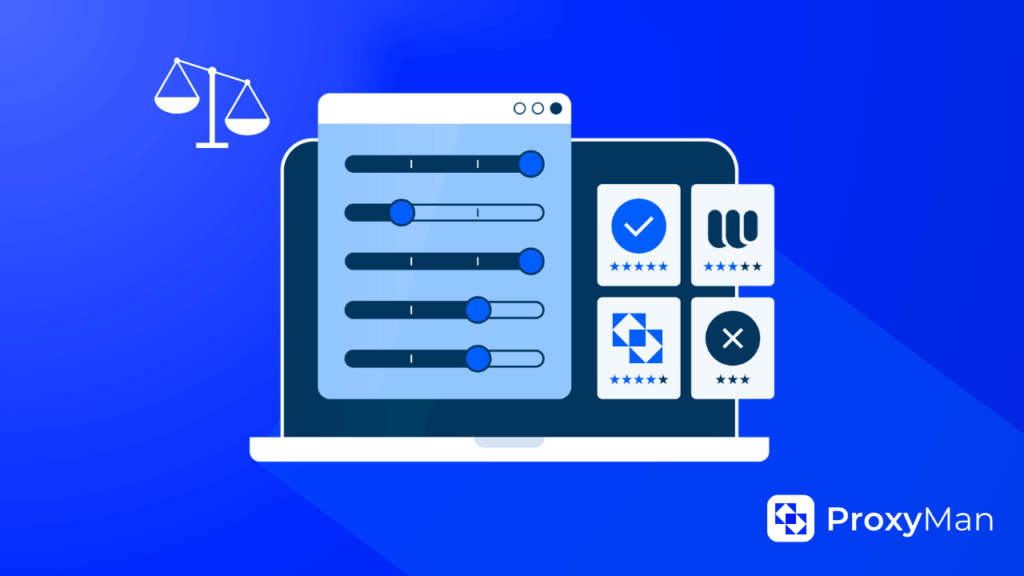 Compare Proxy-Man Webshare proxies